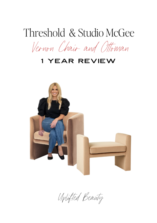Studio McGee + Threshold Vernon Chair & Ottoman Review